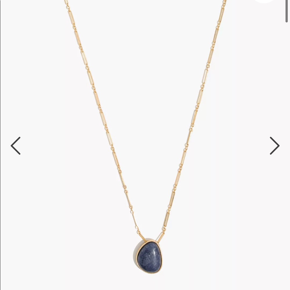 Madewell Aventurine Pendant Necklace